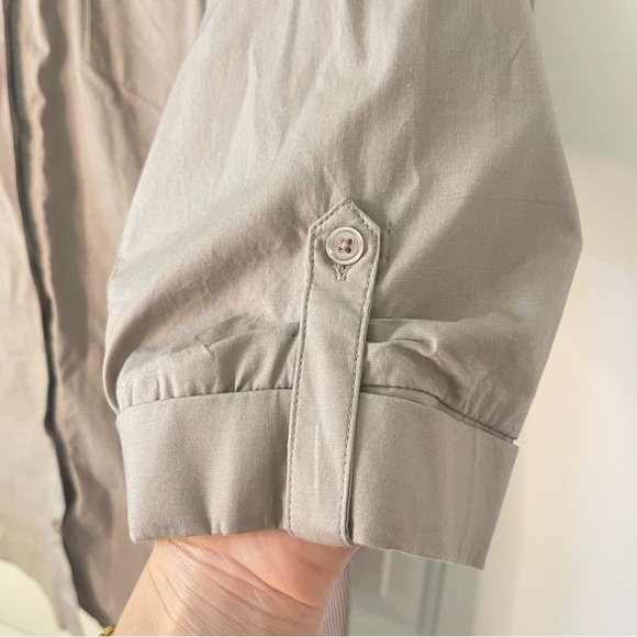 Daisy Fuentes XL Tan Button Down Collared Shirt - Picture 5 of 5